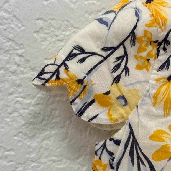 Rachel Zoe Yellow Floral Baby Jumpsuit 18M - Picture 4 of 10
